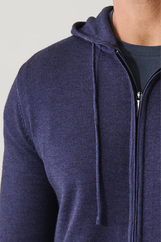 Extra-Fine Merino Vintage Wash Hoodie