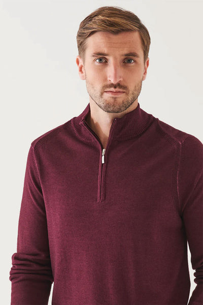 Cold Dye Quarter Zip-Patrick Assaraf-Boyds Philadelphia
