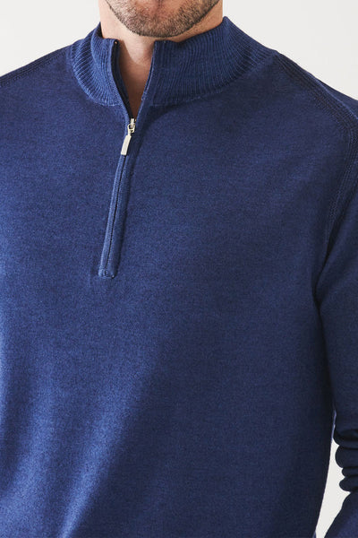 Cold Dye Quarter Zip-Patrick Assaraf-Boyds Philadelphia