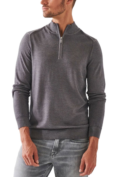 Cold Dye Quarter Zip-Patrick Assaraf-Boyds Philadelphia
