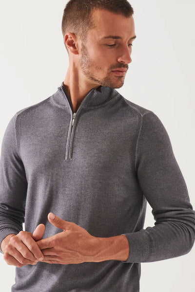 Cold Dye Quarter Zip-Patrick Assaraf-Boyds Philadelphia