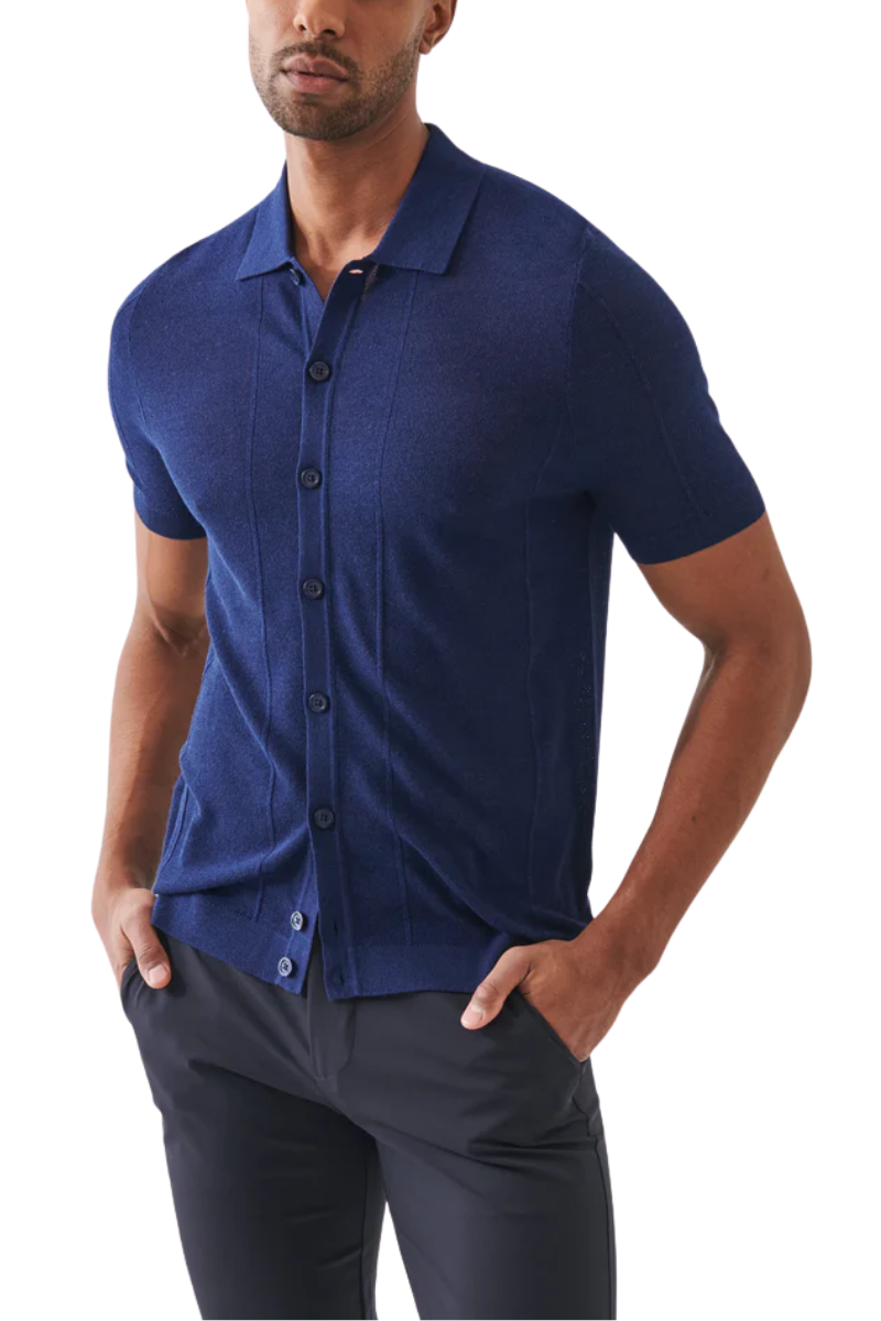 Knit Button Up-Patrick Assaraf-Boyds Philadelphia