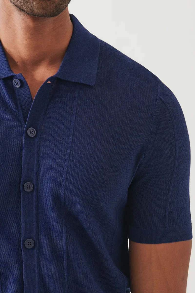 Knit Button Up-Patrick Assaraf-Boyds Philadelphia