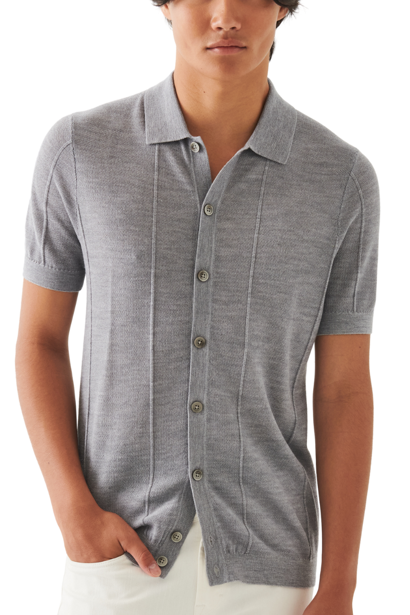 Knit Button Up-Patrick Assaraf-Boyds Philadelphia