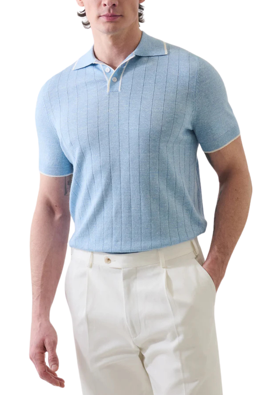 Drop Needle Polo-Patrick Assaraf-Boyds Philadelphia