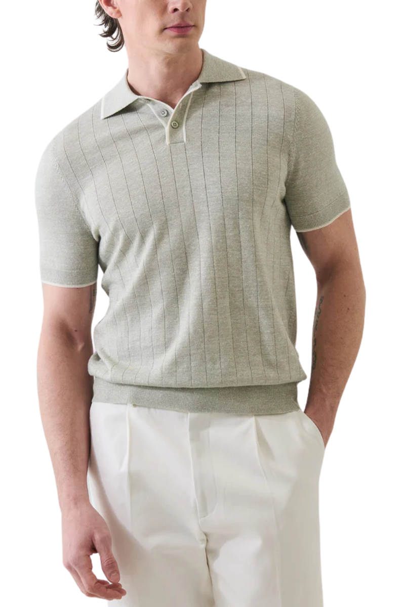 Drop Needle Polo-Patrick Assaraf-Boyds Philadelphia