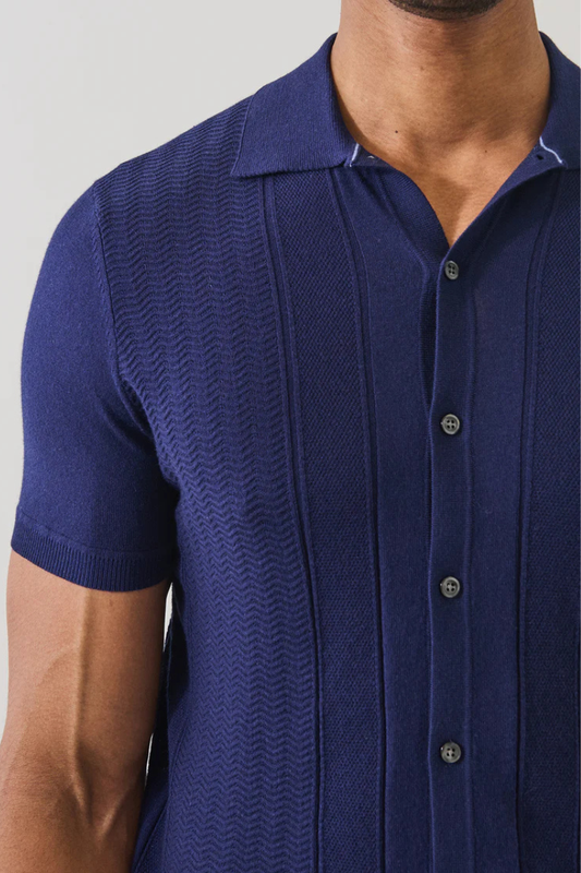 Textured Knit Shirt-Patrick Assaraf-Boyds Philadelphia