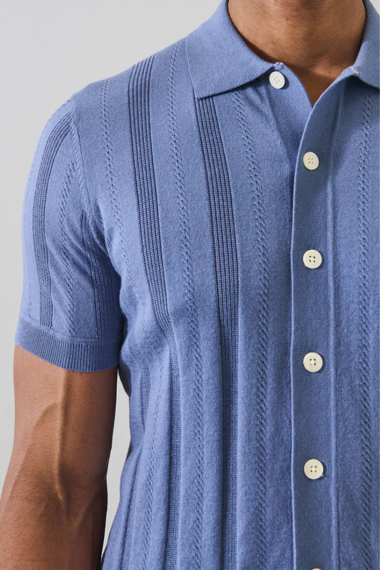 Textured Knit Shirt-Patrick Assaraf-Boyds Philadelphia