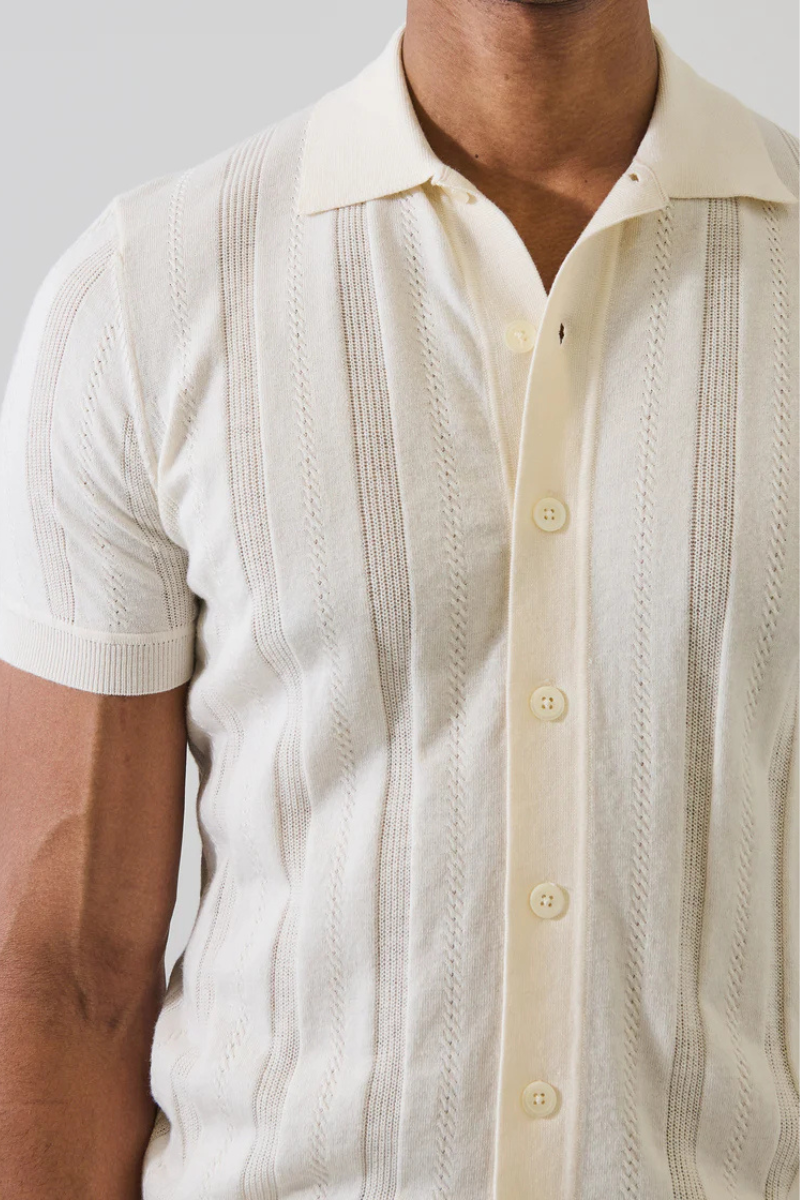 Textured Knit Shirt-Patrick Assaraf-Boyds Philadelphia