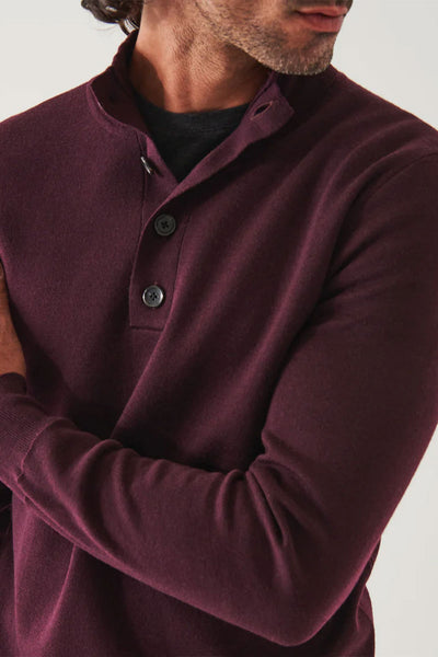 Double-Face Button Mock Neck-Patrick Assaraf-Boyds Philadelphia