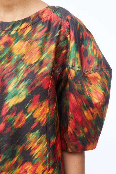 Flowers In Motion Cotton Canvas Top-3.1 Phillip Lim-Boyds Philadelphia