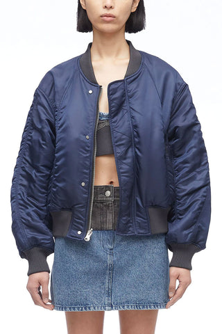 Multi-Toned Denim Reversible Bomber Jacket-3.1 Phillip Lim-Boyds Philadelphia