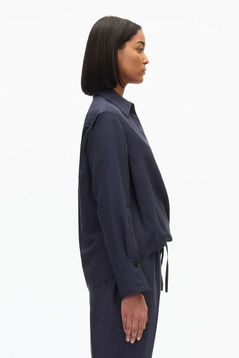 Draped Crossover Shirt-3.1 Phillip Lim-Boyds Philadelphia