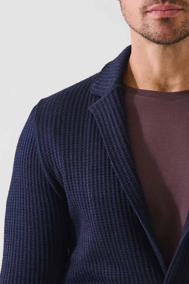 Chain Stitch Knit Blazer-Patrick Assaraf-Boyds Philadelphia