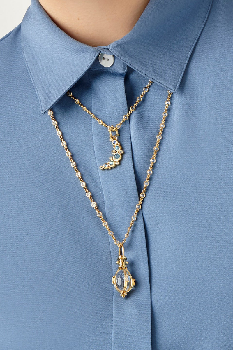 Crescent Moon Pendant-Temple St. Clair-Boyds Philadelphia