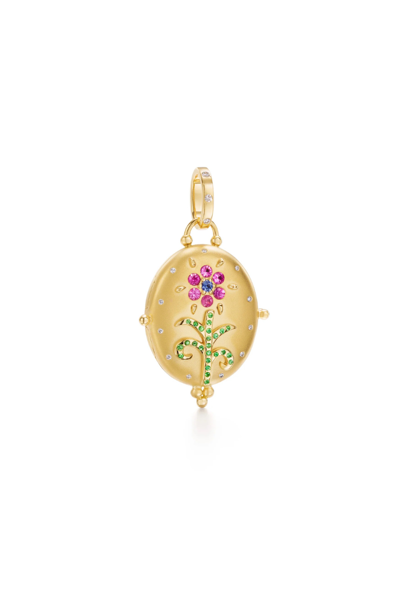 Pink Sapphire Primavera Locket-Temple St. Clair-Boyds Philadelphia