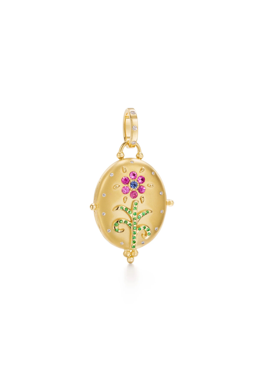 Pink Sapphire Primavera Locket-Temple St. Clair-Boyds Philadelphia