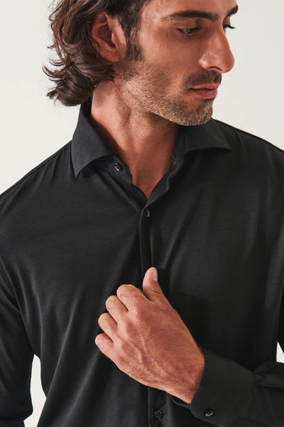 Reda Active Wool Knit Shirt-Patrick Assaraf-Boyds Philadelphia