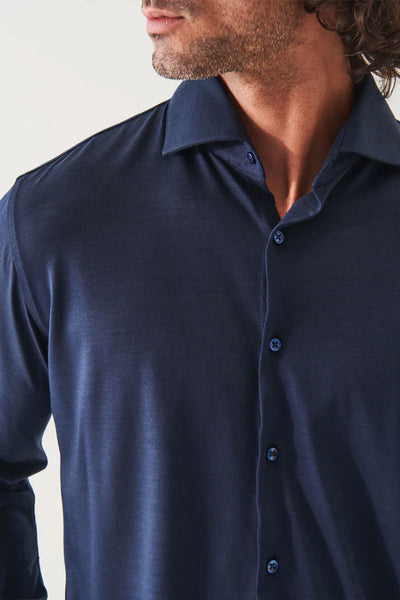 Reda Active Wool Knit Shirt-Patrick Assaraf-Boyds Philadelphia