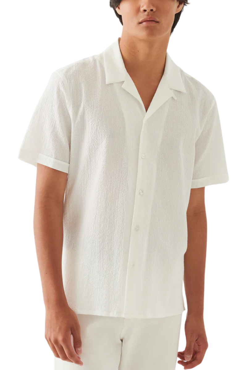 Stretch Camp Collar Shirt-Patrick Assaraf-Boyds Philadelphia