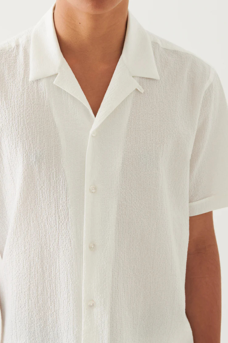 Stretch Camp Collar Shirt-Patrick Assaraf-Boyds Philadelphia