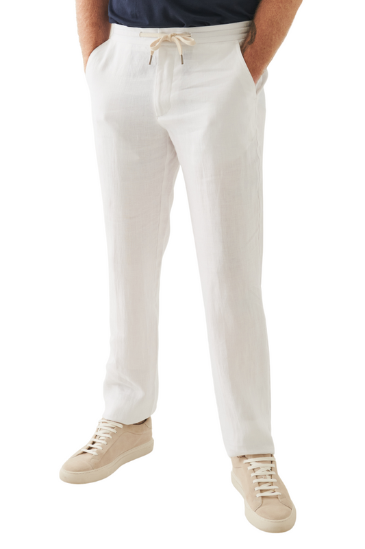 Linen Drawstring Pant-Patrick Assaraf-Boyds Philadelphia