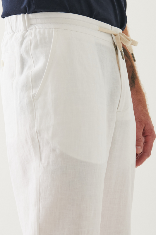 Linen Drawstring Pant-Patrick Assaraf-Boyds Philadelphia