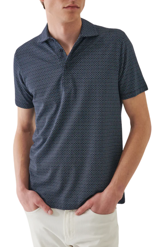 Printed Polo-Patrick Assaraf-Boyds Philadelphia
