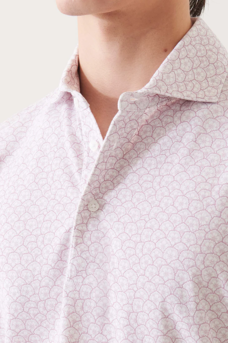 Printed Polo-Patrick Assaraf-Boyds Philadelphia