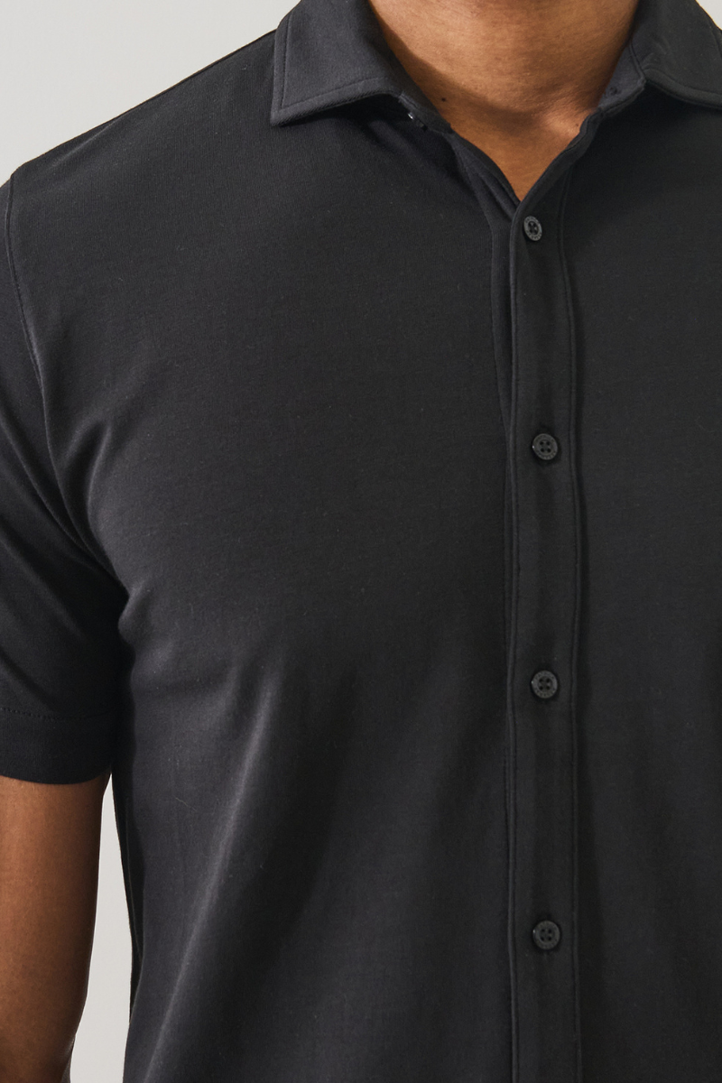 Stretch Button Front Shirt-Patrick Assaraf-Boyds Philadelphia
