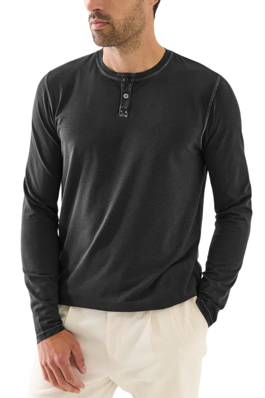 Vintage Wash Henley-Patrick Assaraf-Boyds Philadelphia