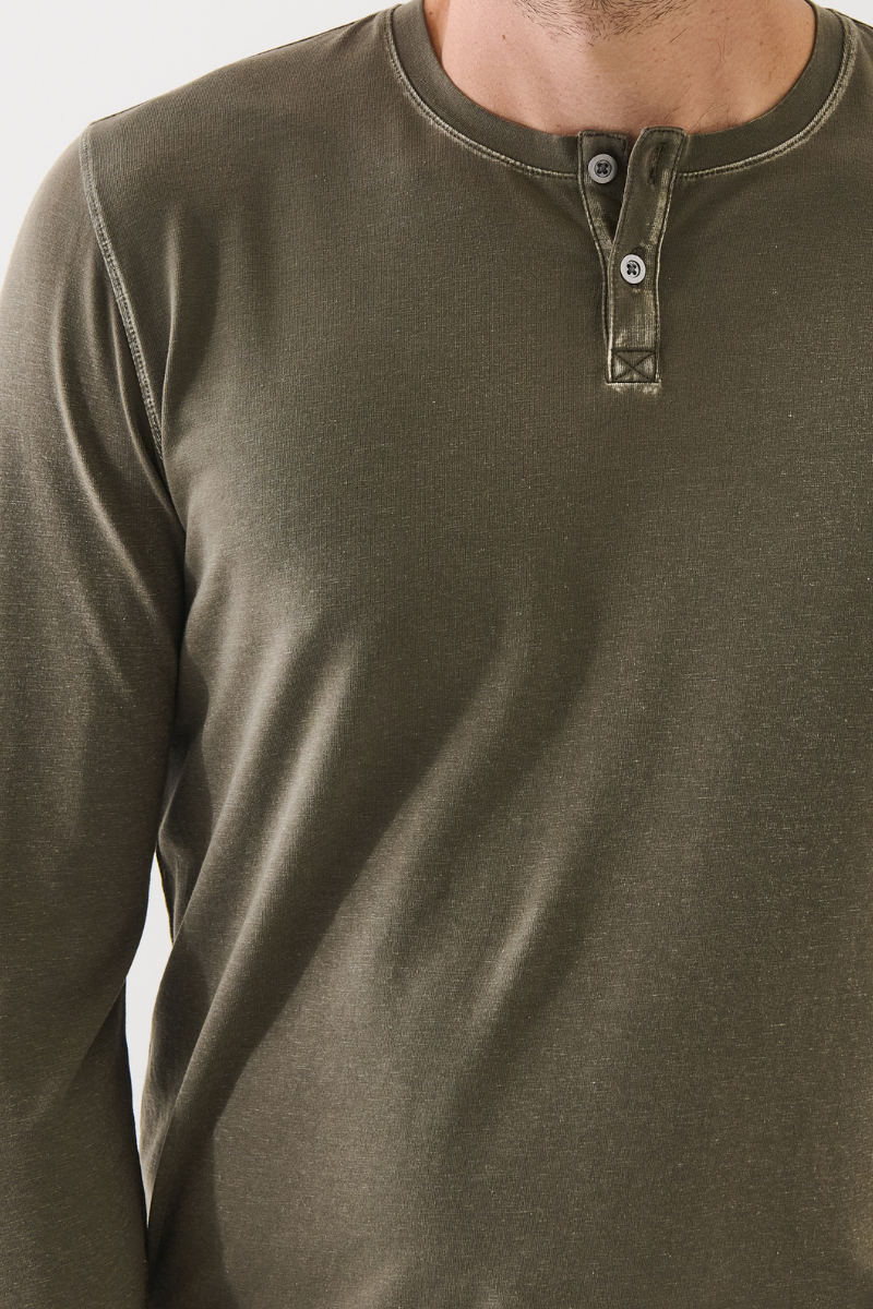 Vintage Wash Henley-Patrick Assaraf-Boyds Philadelphia
