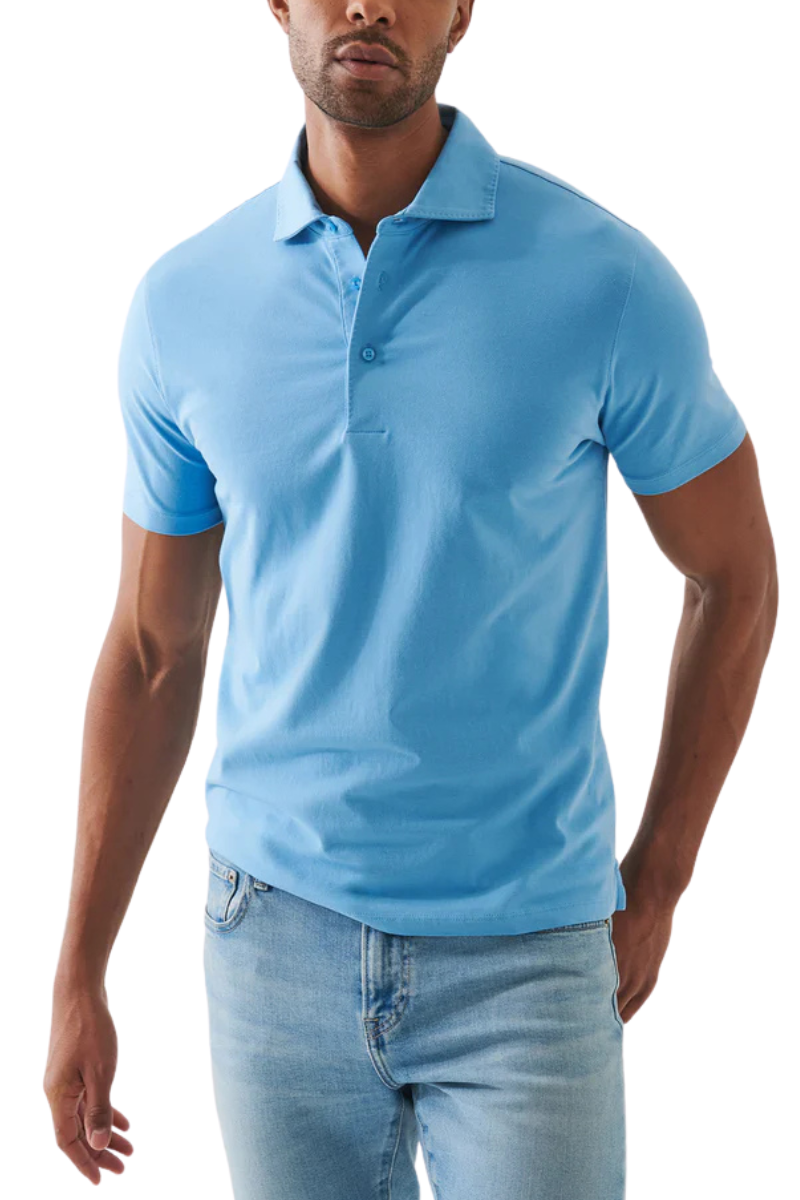 Pima Cotton Stretch Polo-Patrick Assaraf-Boyds Philadelphia