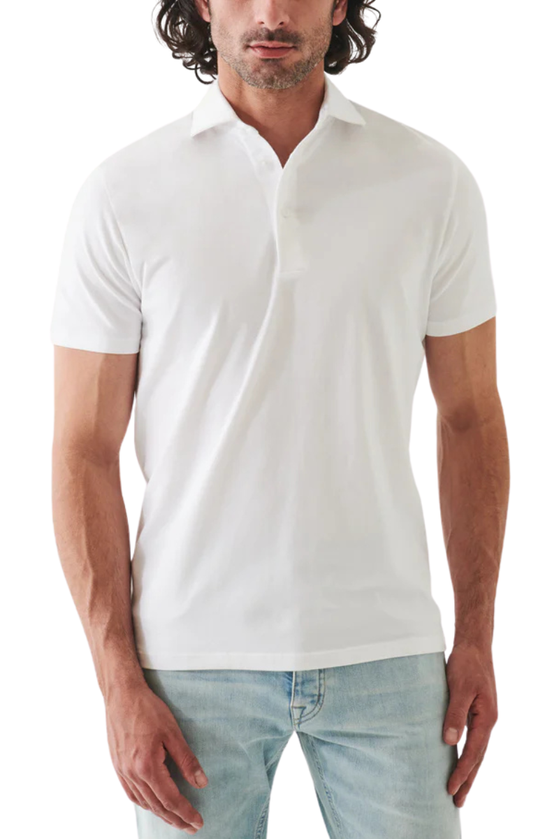 Pima Cotton Stretch Polo-Patrick Assaraf-Boyds Philadelphia