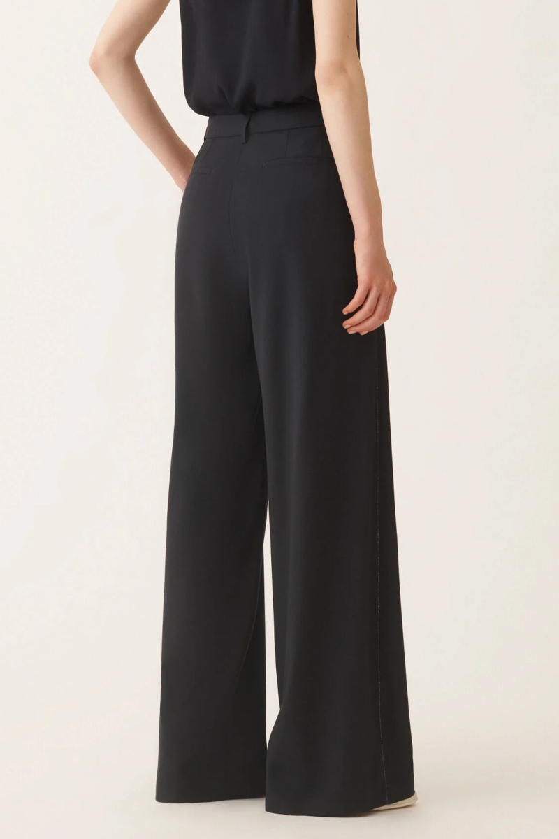 Fresco Wool Spoleto Trousers-Fabiana Filippi-Boyds Philadelphia