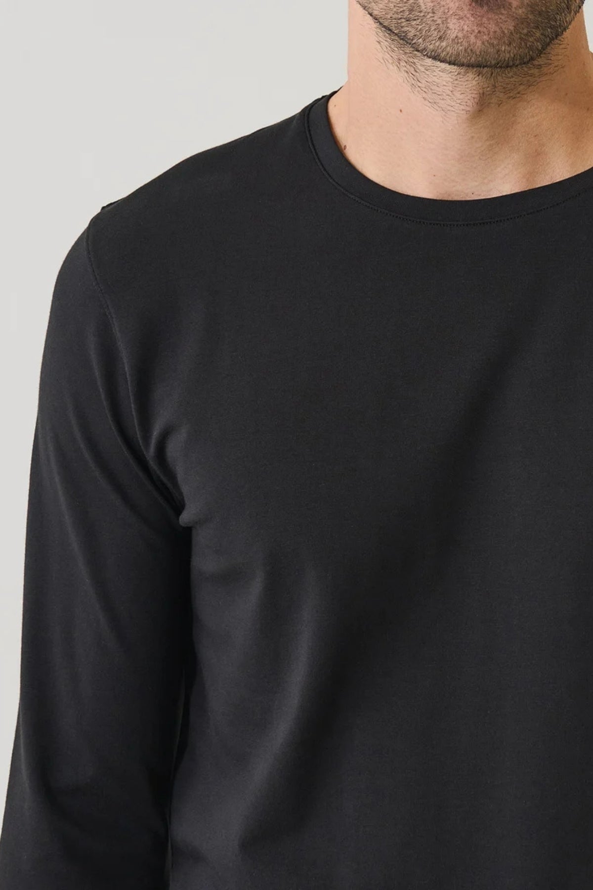 Pima Cotton Stretch L/S T-Shirt