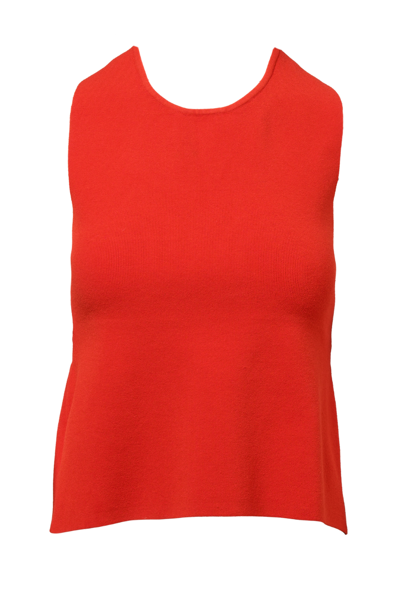 Criss Cross Open Back Tank-Autumn Cashmere-Boyds Philadelphia