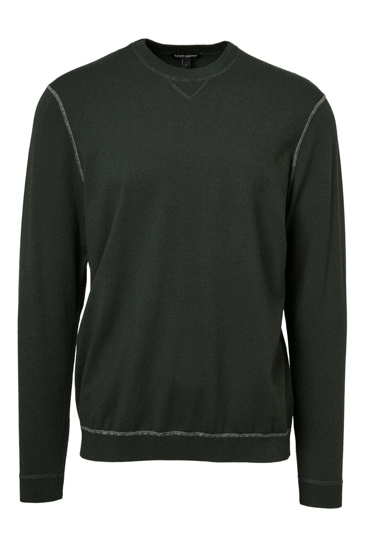 Coverstitch Crewneck Sweater-Autumn Cashmere-Boyds Philadelphia