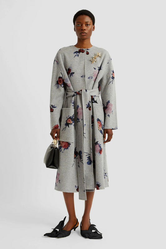 Oversize Belted Coat-ERDEM-Boyds Philadelphia