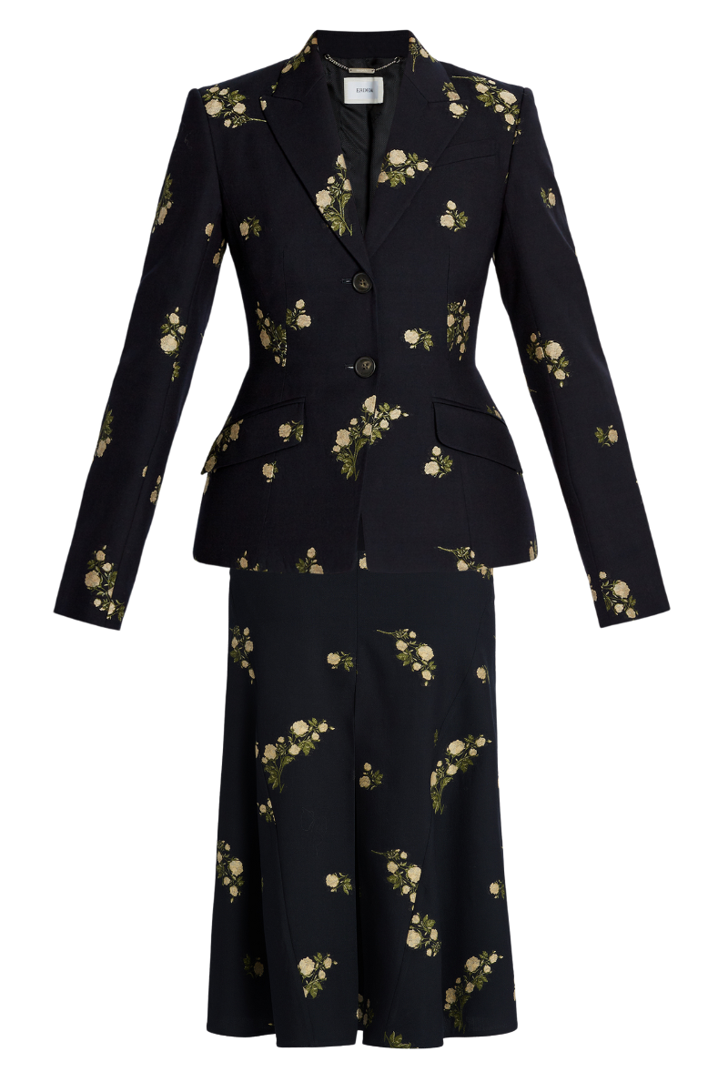 Floral Jacquard Suit-ERDEM-Boyds Philadelphia