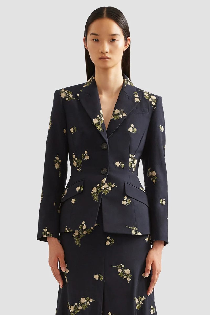 Floral Jacquard Suit-ERDEM-Boyds Philadelphia