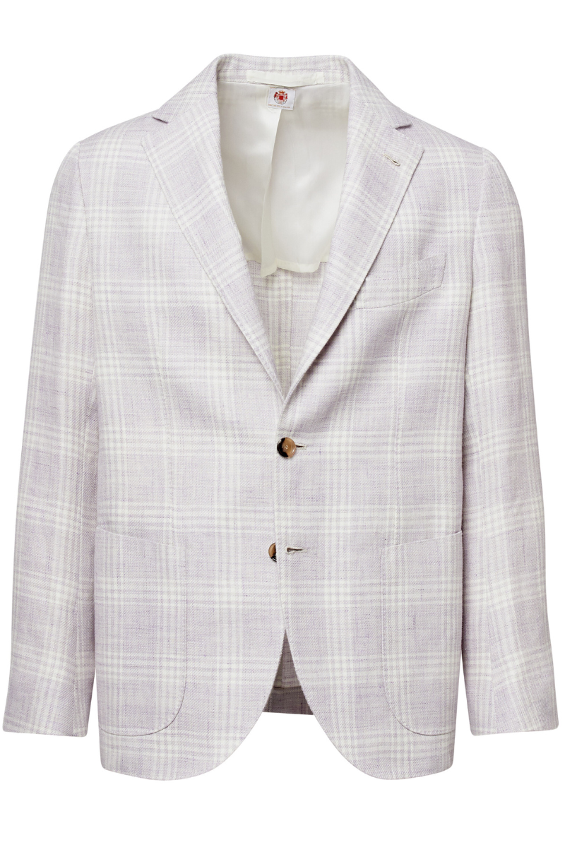 Procida Plaid Jacket-Luigi Borrelli-Boyds Philadelphia