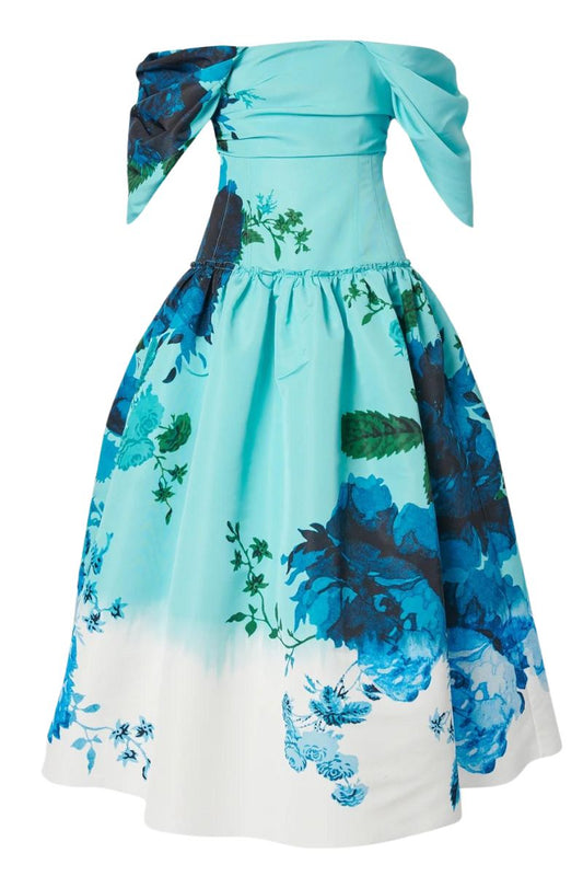 Off Shoulder Cocktail Dress-ERDEM-Boyds Philadelphia