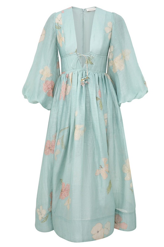 Illuminate Drawn Billow Dress-ZIMMERMANN-Boyds Philadelphia