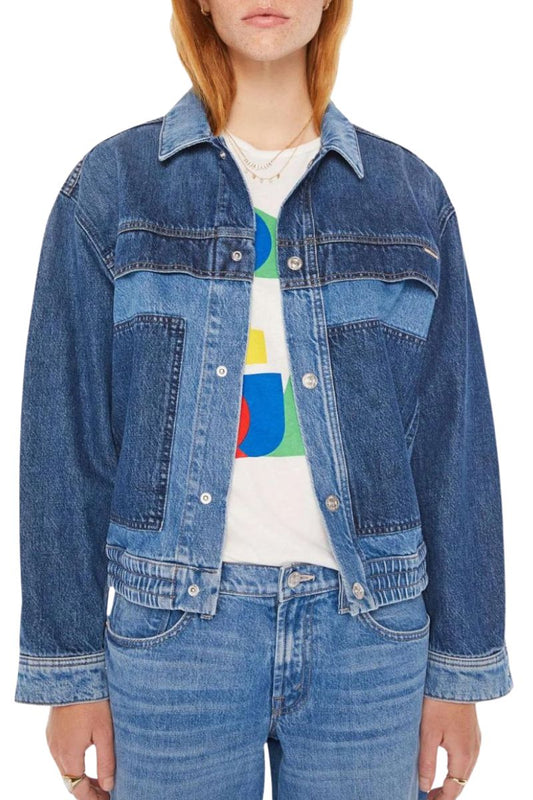 Patch Denim Jacket-MOTHER-Boyds Philadelphia