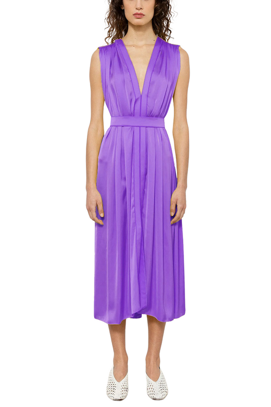 Belted Midi Dress-Maison Rabih Kayrouz-Boyds Philadelphia
