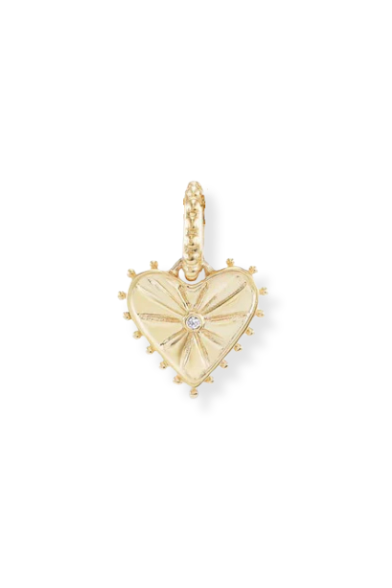 Mini Dangling Heart Charm-Marlo Laz-Boyds Philadelphia