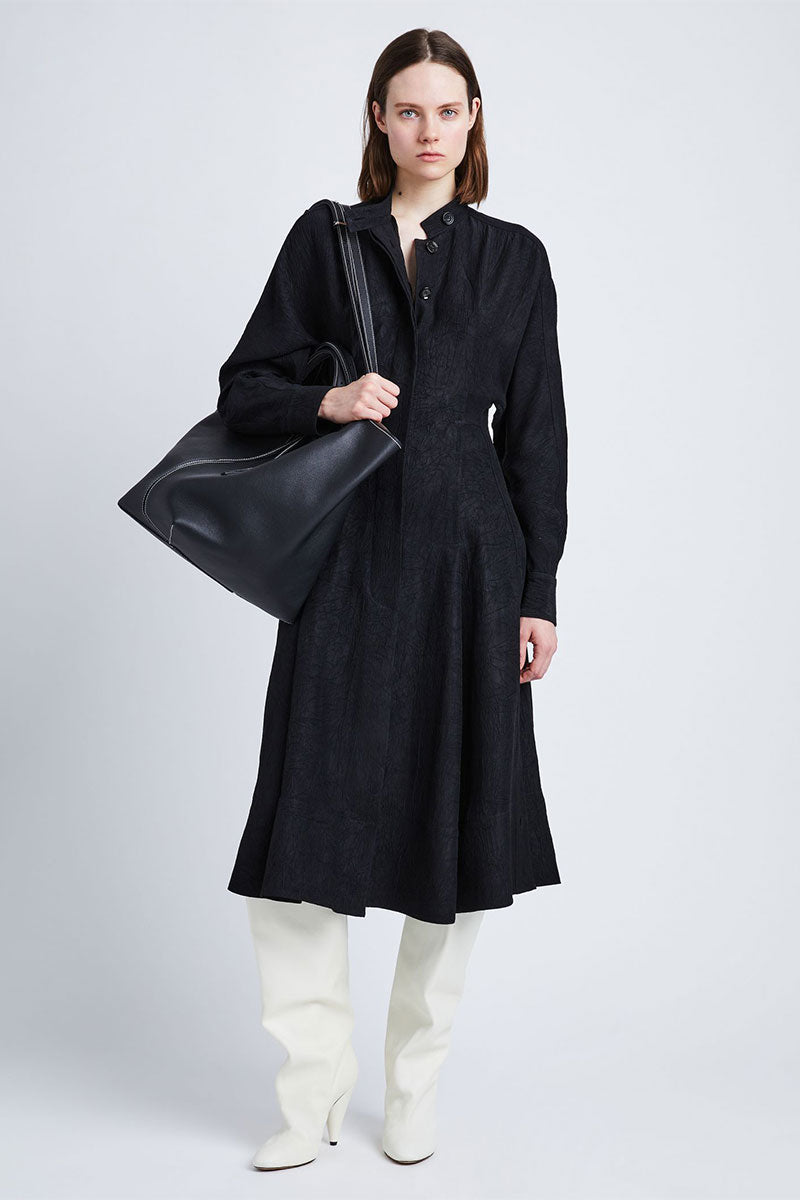 Crushed Matte Satin Dress-Proenza Schouler-Boyds Philadelphia