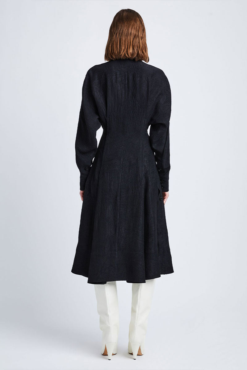 Crushed Matte Satin Dress-Proenza Schouler-Boyds Philadelphia