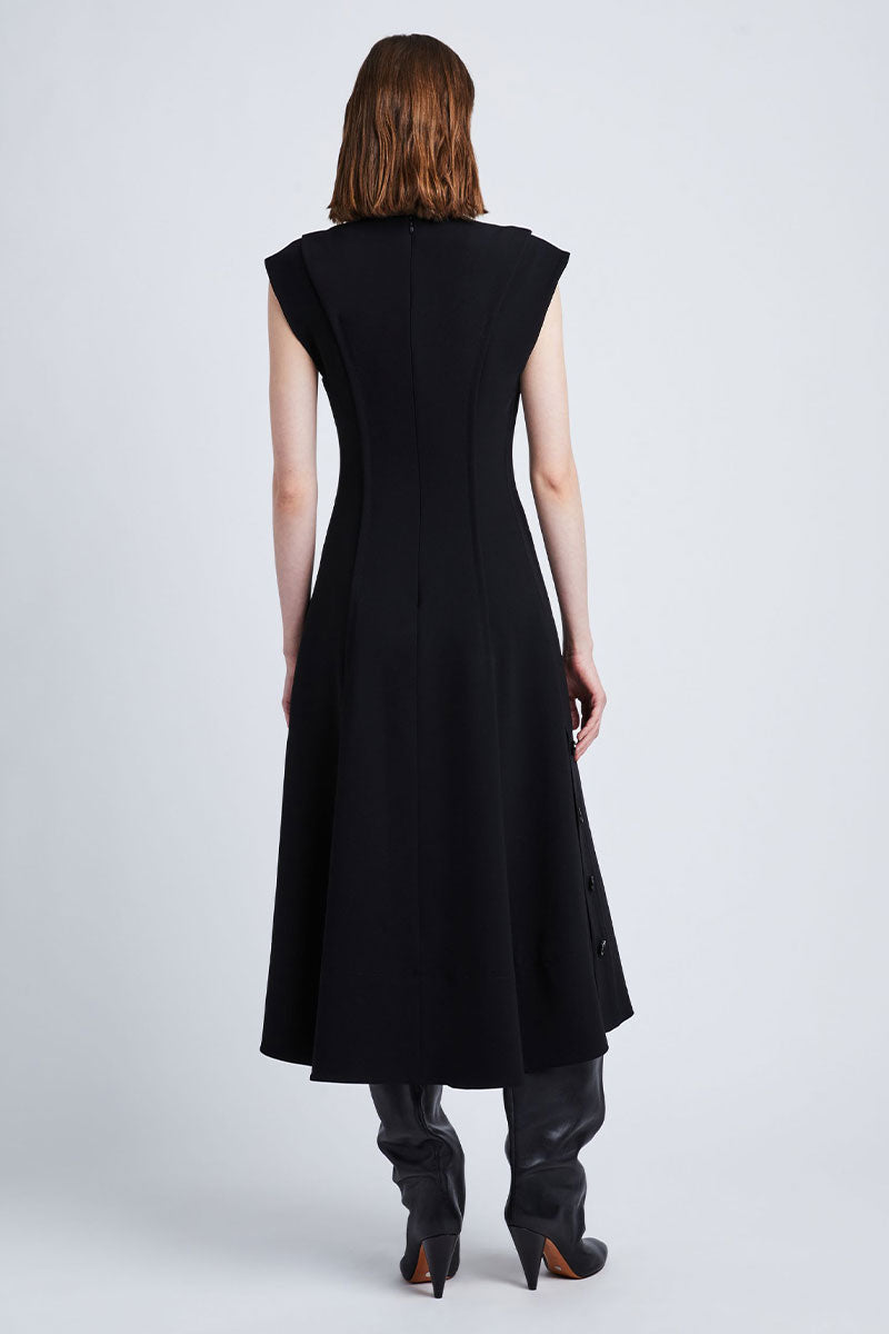 Matte Viscose Crepe Dress-Proenza Schouler-Boyds Philadelphia